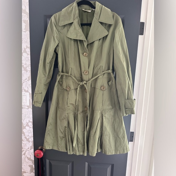 Metallic Green Sz 12 Spring Coat - Picture 8 of 8